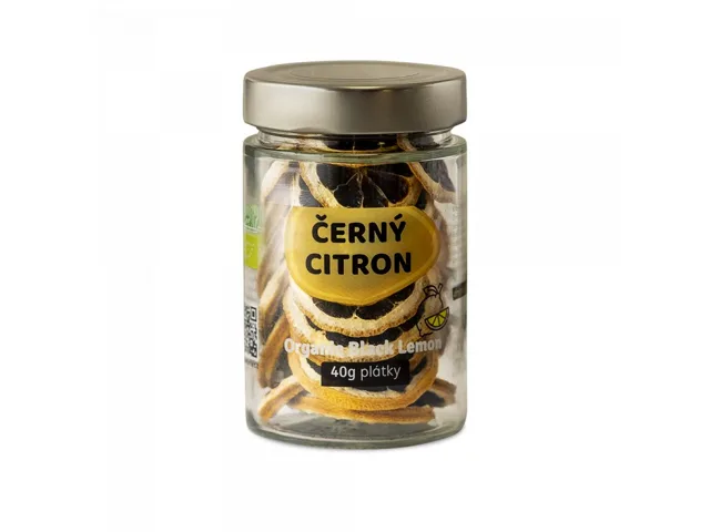 Bio černý citron 40g PLÁTKY