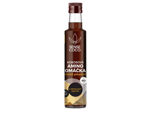 Bio kokosová amino omáčka – mírně pikantní, 330 ml