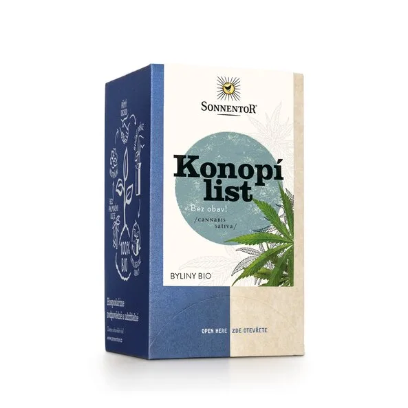 BIO konopí list, 18 sáčků