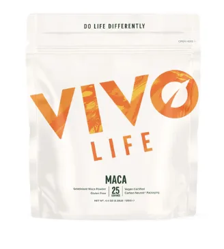 Bio Maca peruánská prášek gelatinizovaný - VIVO LIFE (125g)