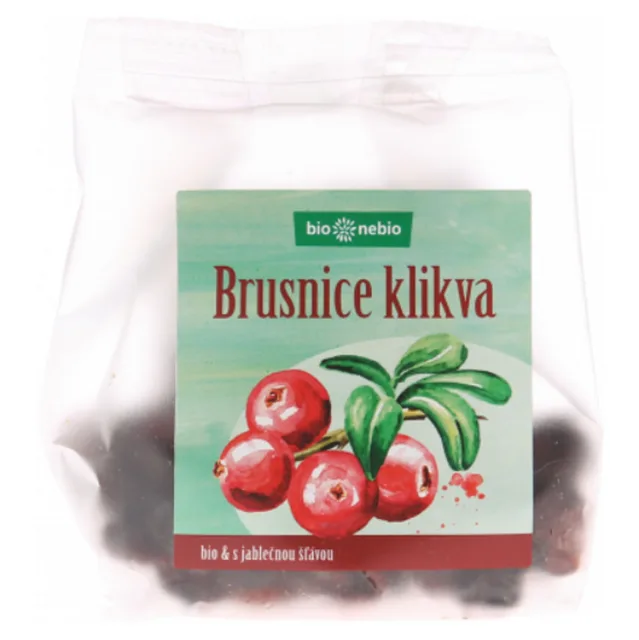 BIO NEBIO Brusnice klikva bez cukru BIO 75 g