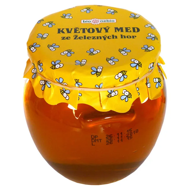 BIO NEBIO Květový med ze Železných hor 650 g