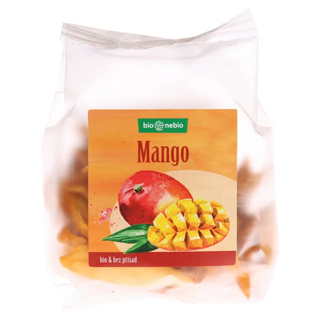 BIO NEBIO Sušené mango plátky BIO 80 g
