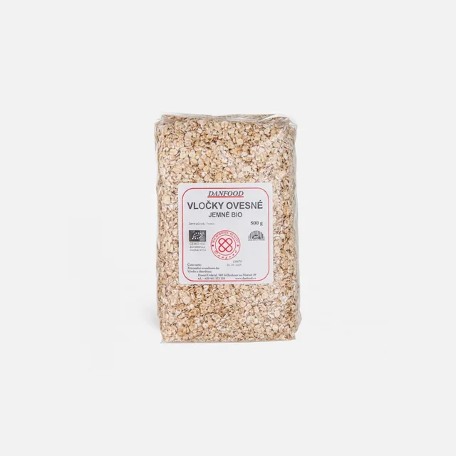 BIO ovesné vločky jemné 500 g