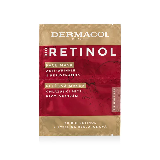 Bio Retinol pleťová maska Dermacol - Oficiální e-shop Dermacol