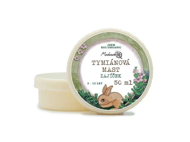 Bio tymiánová mast Zajíček, 50 ml