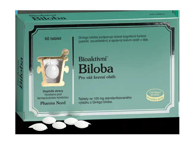 Bioaktivní Biloba 60 tablet