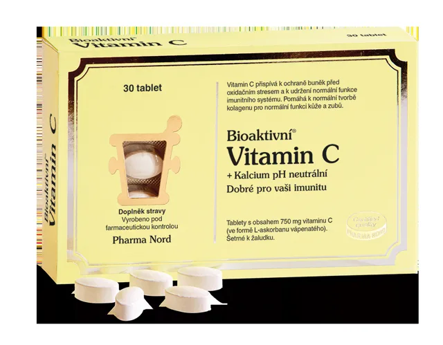 Bioaktivní Vitamin C+Kalcium pH neutrální 30 tablet