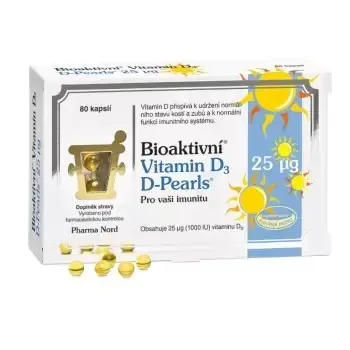 Bioaktivni Vitamin D3 25mcg 80 kapslí