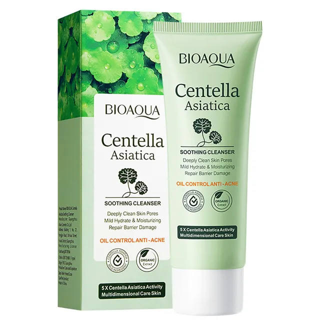 BIOAQUA Centella Asiatica Čisticí pěna na obličej - hydratační a olejová 100 g