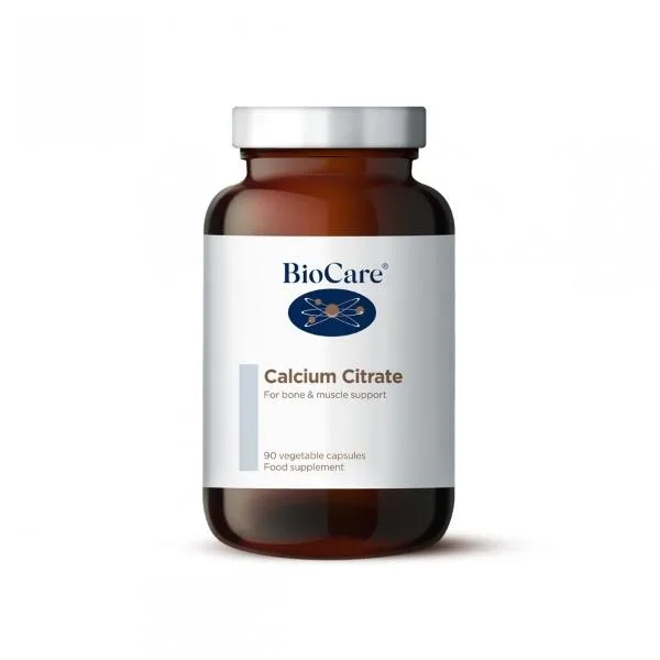 BioCare Calcium Citrate (citrát vápenatý), 90 kapslí