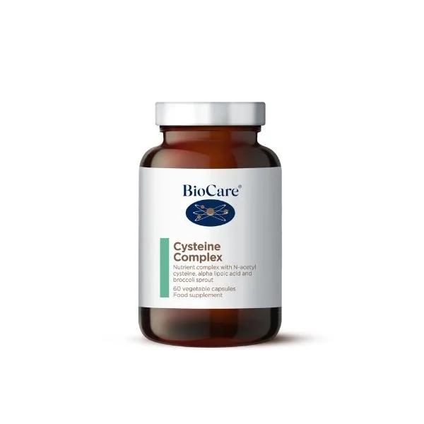 BioCare Cysteine Complex - NAC, kys. alfa lipoová + rostlinné extrakty, 60 kapslí