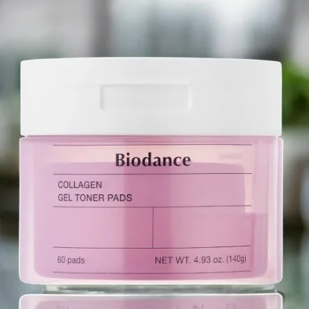 BIODANCE - Collagen Gel Toner Pads - Zpevňující kolagenové polštářky na obličej - 60 ks / 140 g