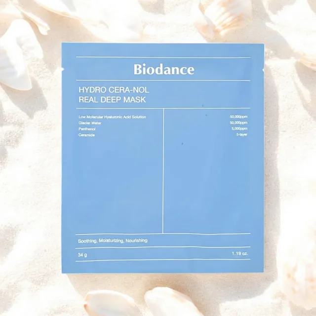 BIODANCE - Hydro Cera-nol Real Deep Mask - Noční hydrogelová maska s ceramidy - 1 ks