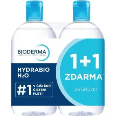 Bioderma Hydrabio H2O Festival micelární pleťová voda 2 x 500 ml dárková sada