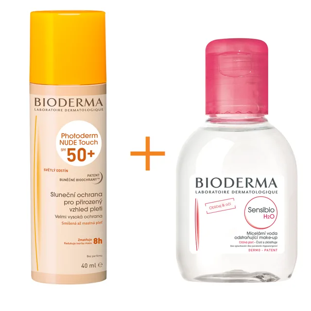Bioderma Photoder.nude Touch Sv.40ml+sen.h2o 100ml