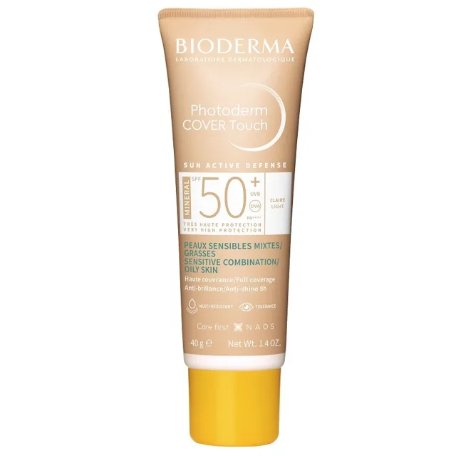 Bioderma Photoderm Cover Touch Spf50+ Světlý 40g