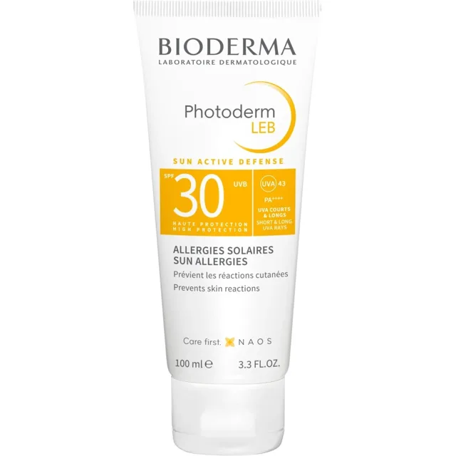 Bioderma Photoderm Leb SPF 30 opalovací gel-krém na sluneční alergii 100 ml