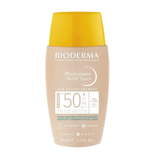 Bioderma Photoderm Nude Touch Mineral Fluid velmi světlý SPF50+ 40 ml