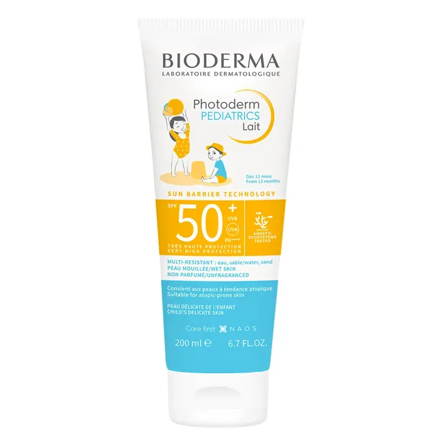 Bioderma Photoderm Pediatrics opalovací mléko pro děti SPF50+ 200 ml