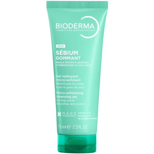 Bioderma Pleťový peeling Sébium Micro-Exfoliating Cleansing Gel 75 ml