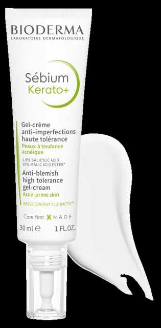 Bioderma Sébium Kerato+ Pleťový krém na akné 30 ml