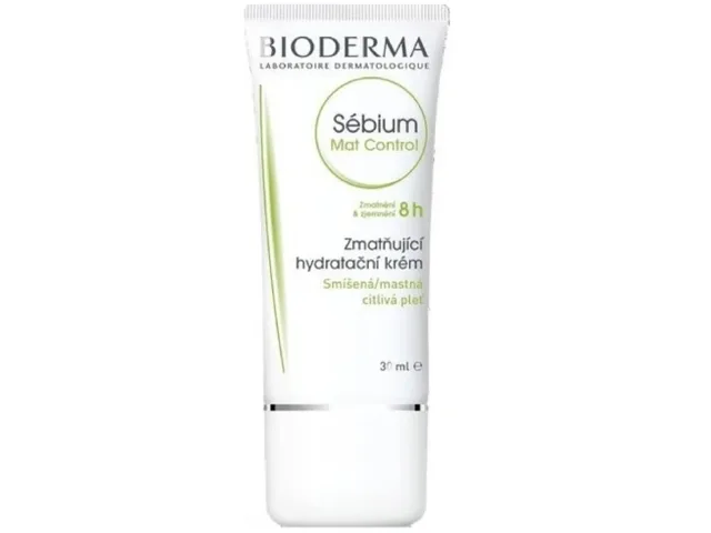 Bioderma Sébium Mat Control – lehký hydratační krém proti lesku pleti a rozšířeným pórům, 30 ml(Bez krabice) Datum spotřeby: 2028+
