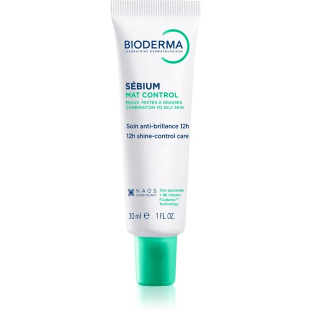 Bioderma Sébium Mat Control matující krém proti lesknutí pleti a rozšířeným pórům 30 ml