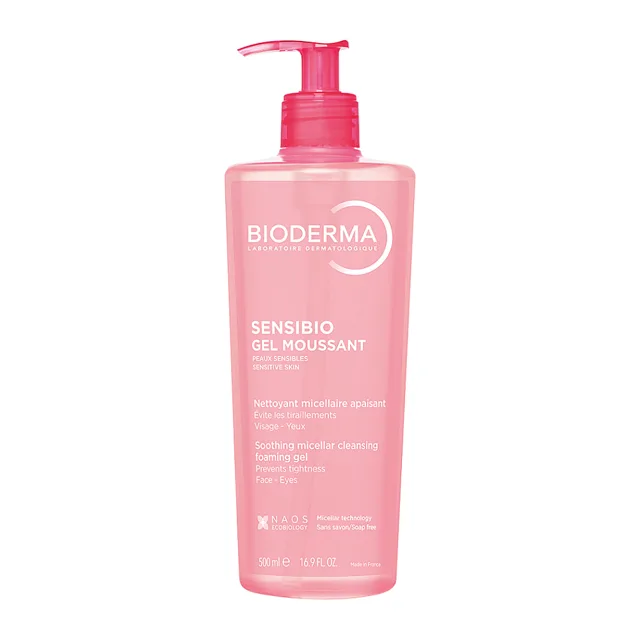BIODERMA Sensibio Gel Moussant čisticí pěnivý gel 500 ml