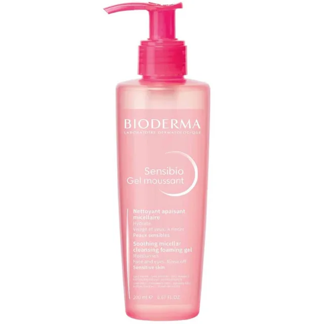 Bioderma Sensibio Gel moussant – zklidňující čisticí pěnivý gel 200 ml Datum spotřeby: 2028+