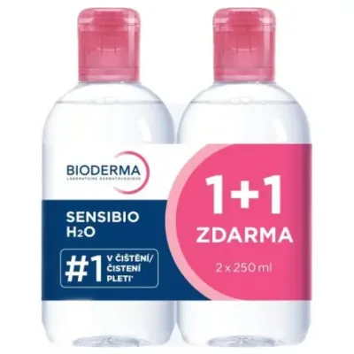 Bioderma Sensibio H2O micelární voda Festval 2 x 250 ml dárková sada