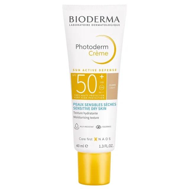 Bioderma Tónovaný krém na opalování SPF 50+ Photoderm Crème 40 ml Light