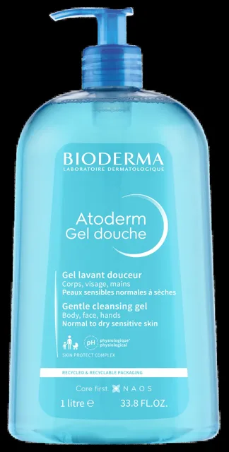 Bioderma Výživný sprchový gel pro suchou pokožku Atoderm (Gentle Shower Gel) 1000 ml