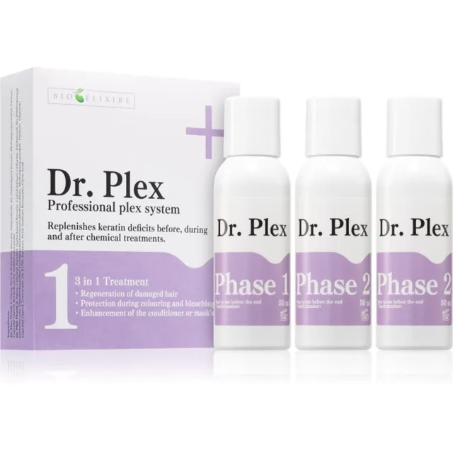 Bioélixire Dr. Plex obnovující kúra pro poškozené vlasy 3x50 ml