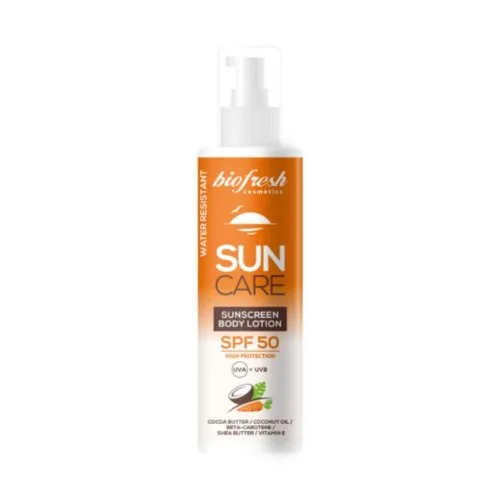 Biofresh Sun Care Opalovací tělové mléko s pumpičkou SPF50 200 ml