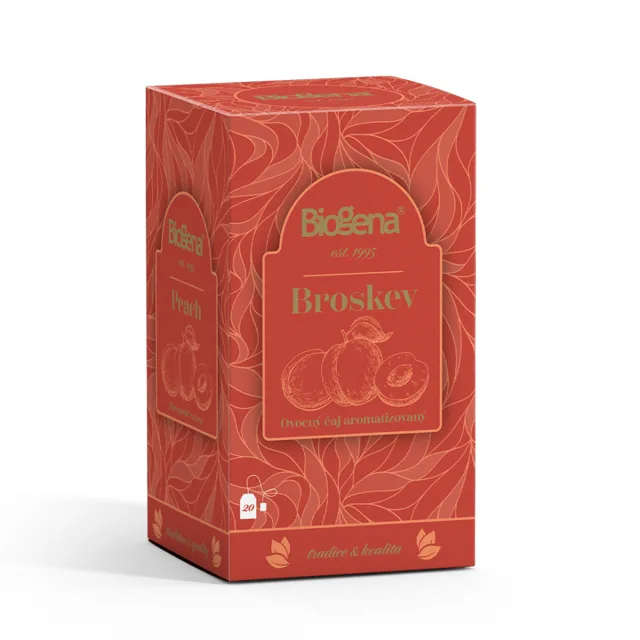 Biogena Traditional Broskev porcovaný ovocný čaj 20x2 g