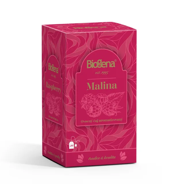 Biogena Traditional Malina porcovaný ovocný čaj 20x2 g