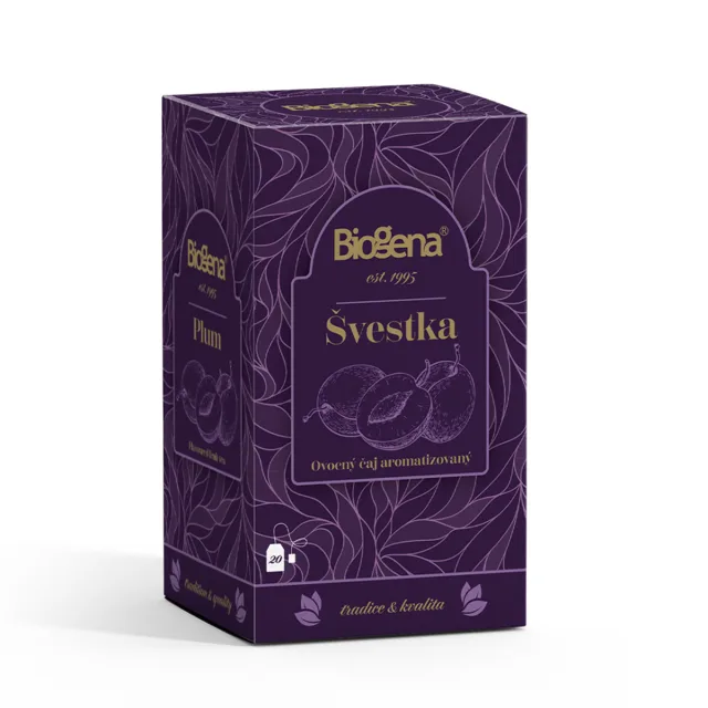 Biogena Traditional Švestka porcovaný ovocný čaj 20x2 g
