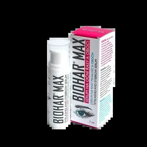 Biohar Max růstové sérum na řasy a obočí 7 ml