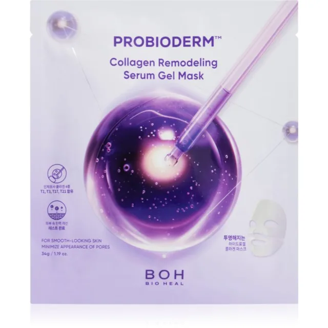 BIOHEAL BOH Probioderm Collagen Remodeling Serum Gel Mask hydrogelová maska pro zpevnění pleti 1 ks