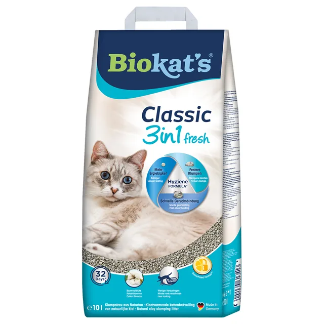 Biokat's Classic Fresh 3v1 Cotton Blossom - 10 l