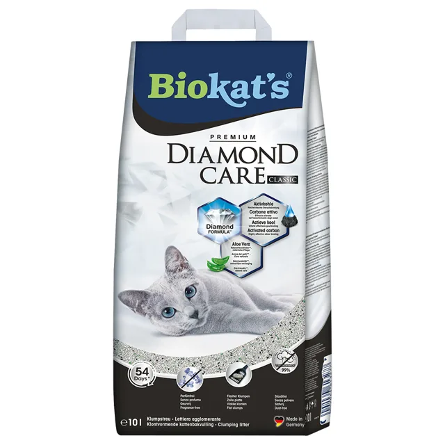 Biokat's Diamond Care Classic stelivo pro kočky - 10 l