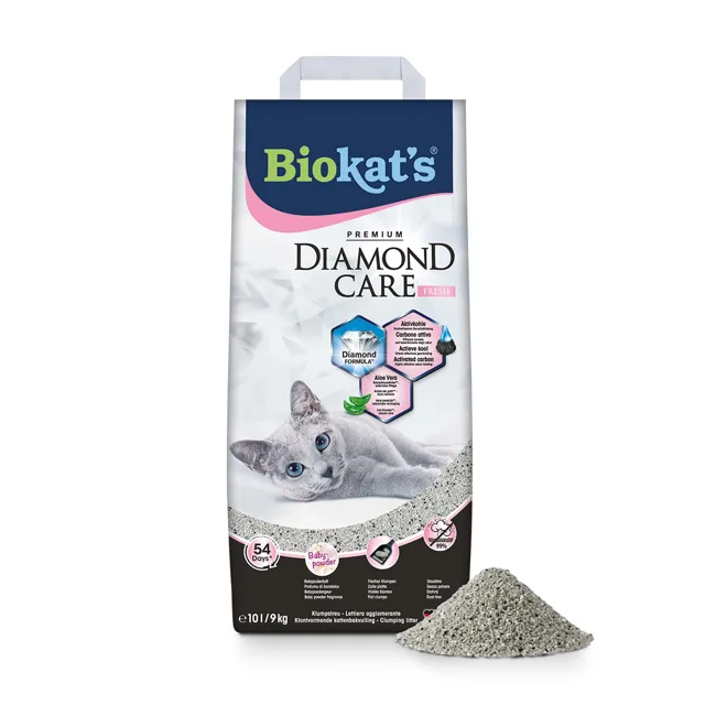 Biokat´s DIAMOND CARE Fresh podestýlka pro kočky - 10 l