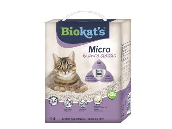 Biokat's Micro Bianco podestýlka 6 l
