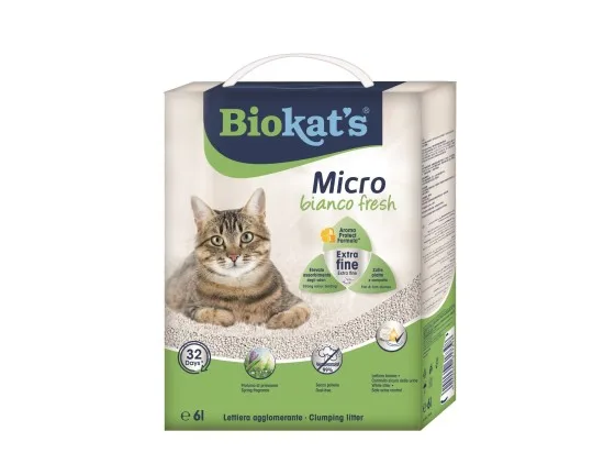 Biokat's Micro Bianco podestýlka Fresh 6 l
