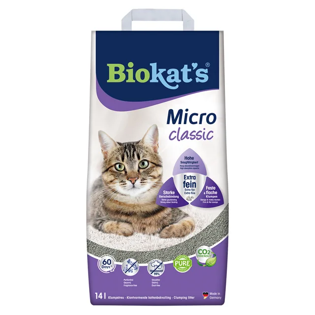 Biokat's Micro Classic stelivo pro kočky - 14 l
