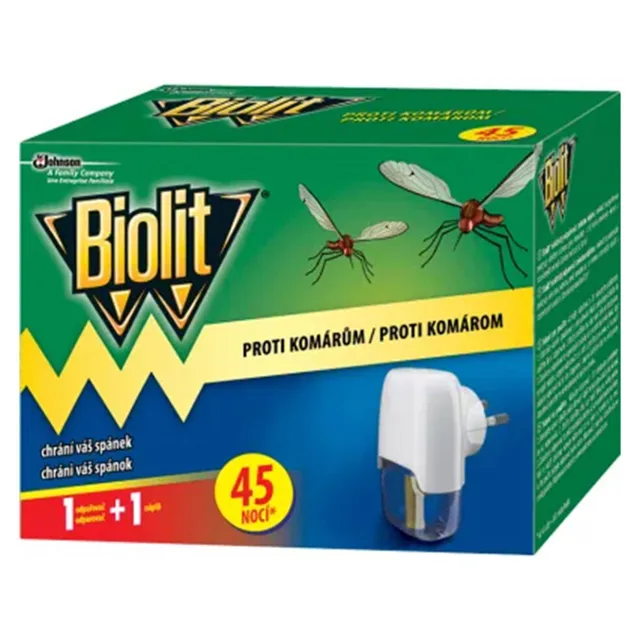 BIOLIT Elektrický odpuzovač s tekutou náplní 45 nocí