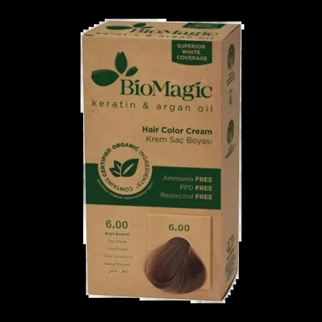 BioMagic Barva na vlasy Color Cream 6.00 Dark Blonde
