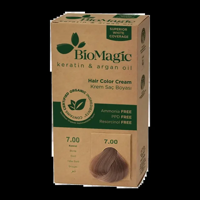 BioMagic Barva na vlasy Color Cream 7.00 Blonde