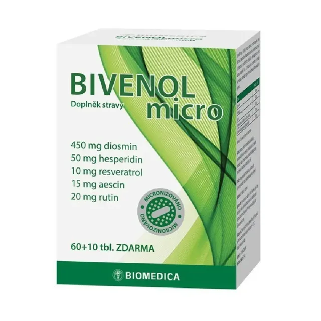 Biomedica Bivenol micro 60 + 10 tablet